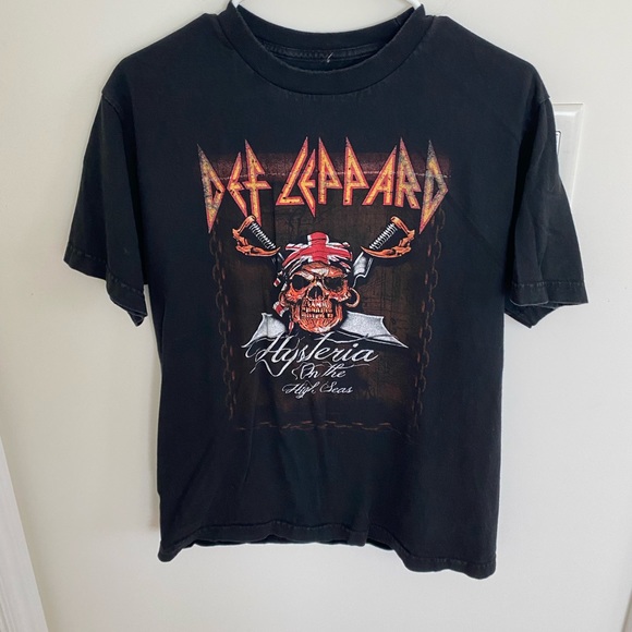 Def Leppard Other - DEF LEPPARD Summer Tour 2016 Hysteria on the High Seas New Black Medium Rare